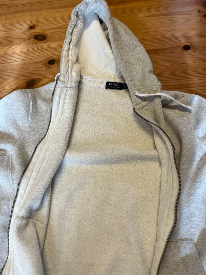 ポロ・ラルフ・ローレン フルジップパーカー グレー