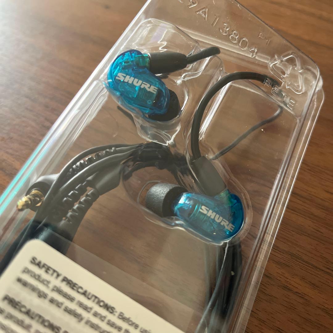 SHURE SE215 クリアブルー 有線イヤホン