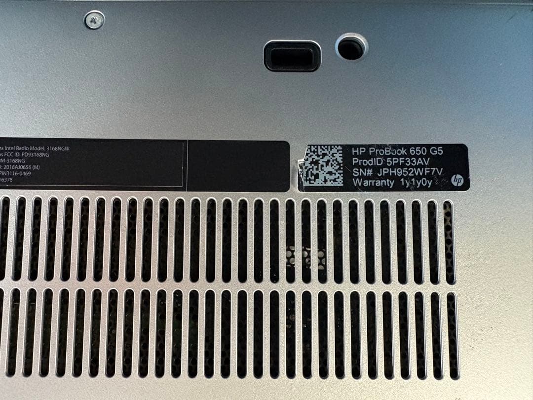 HP ProBook650G5 第8世代i5 メモリ16GB SSD256GB