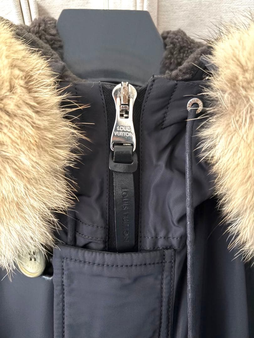 Louis Vuitton ルイヴィトン　ネイビー ロングコート