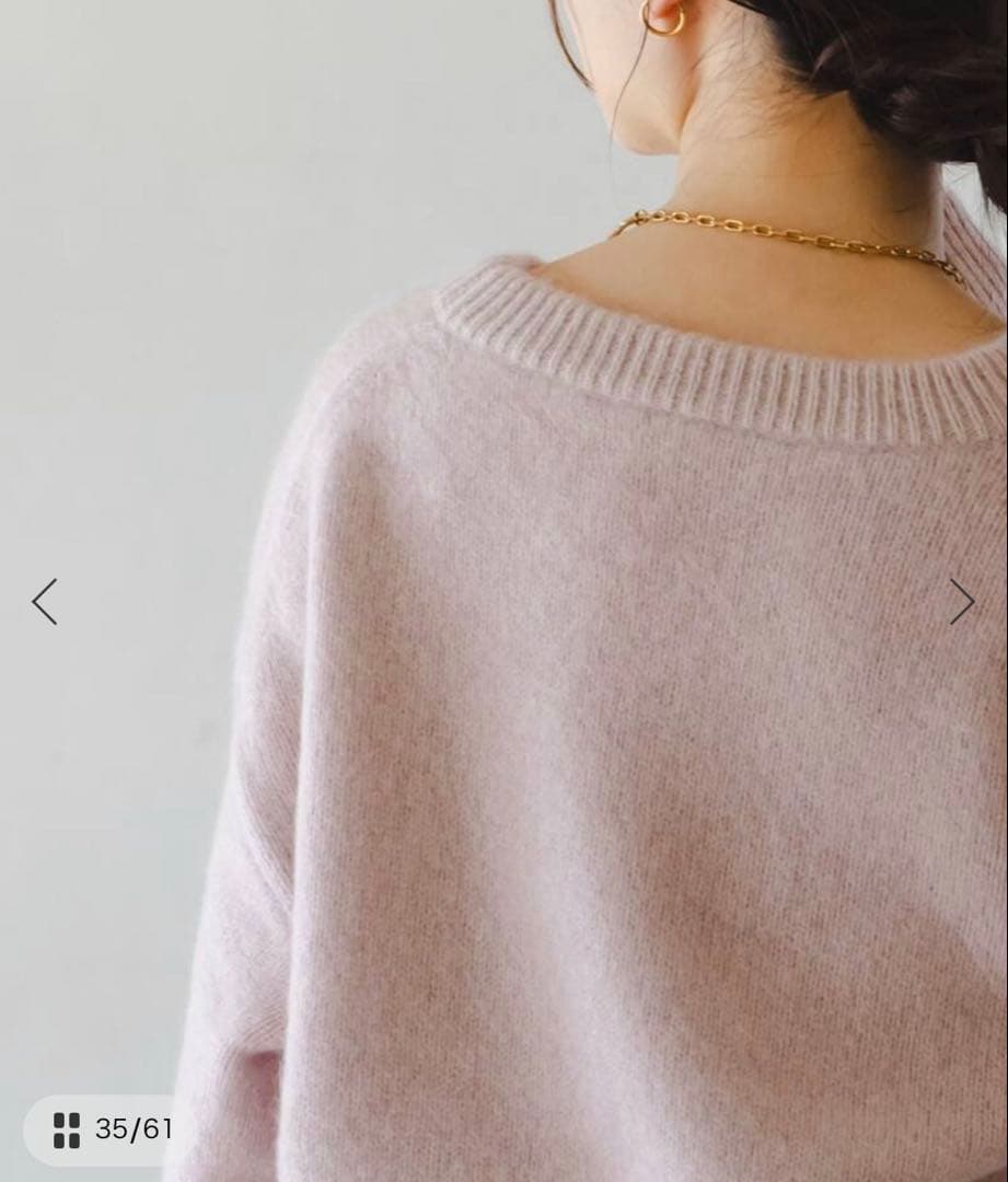 tea【NOBLE】YAKクルーネックプルオーバー