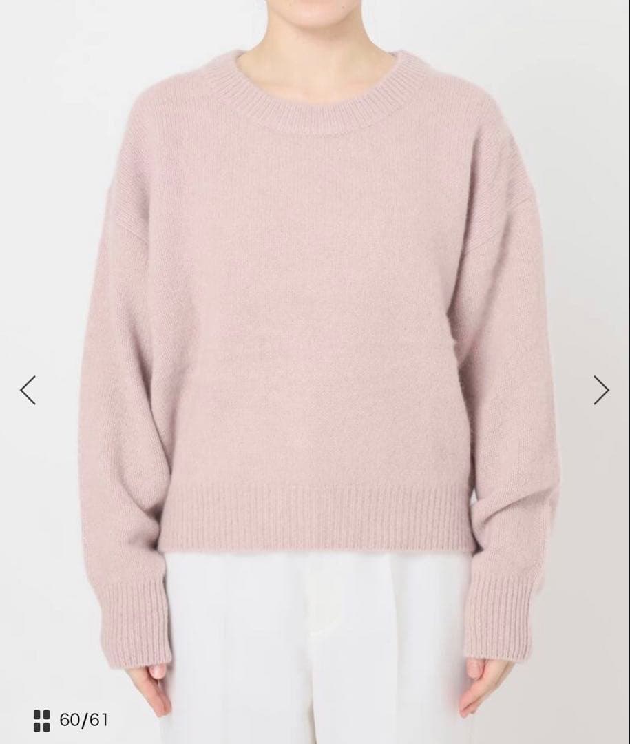 tea【NOBLE】YAKクルーネックプルオーバー