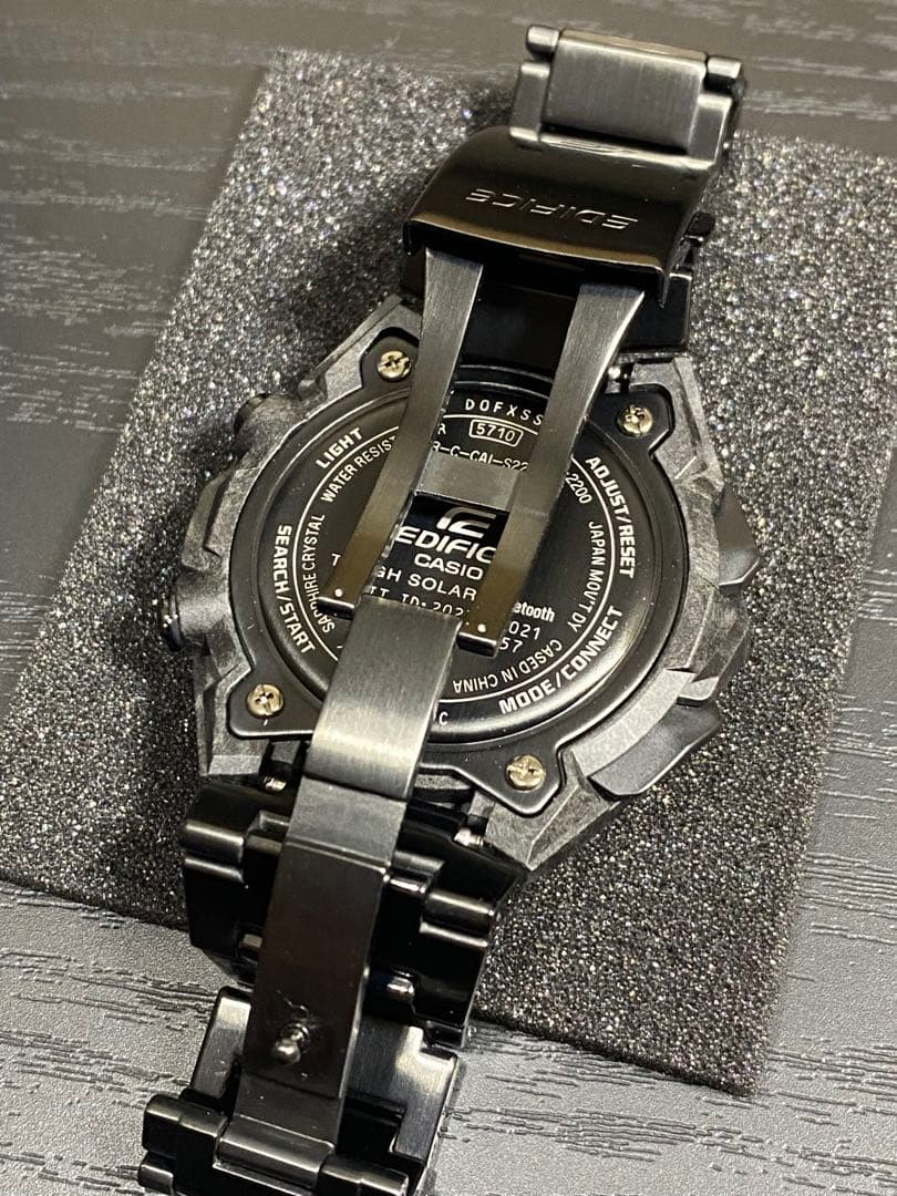 美品 CASIOカシオEDIFICEエディフィス Bluetoothタフソーラー