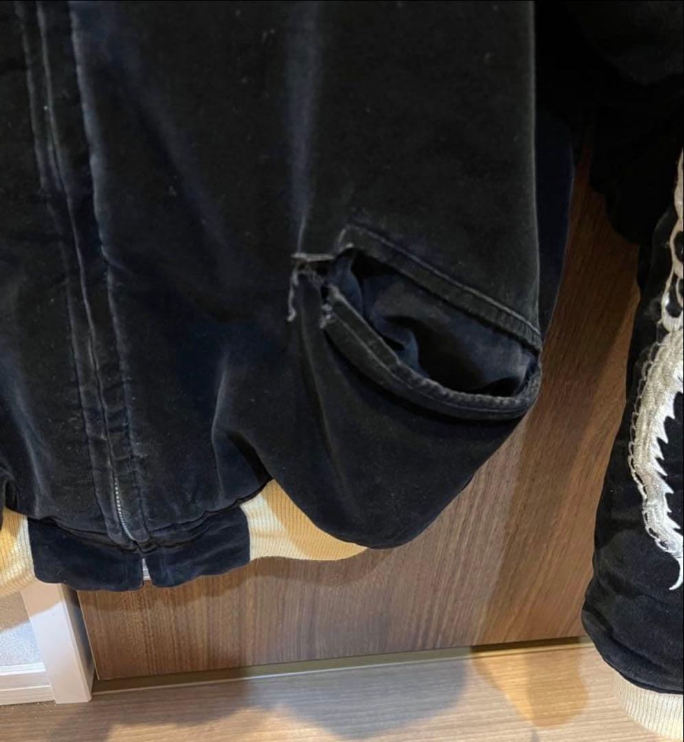 シルバーストーン　スカジャン　東洋　別珍　刺繍　38 M