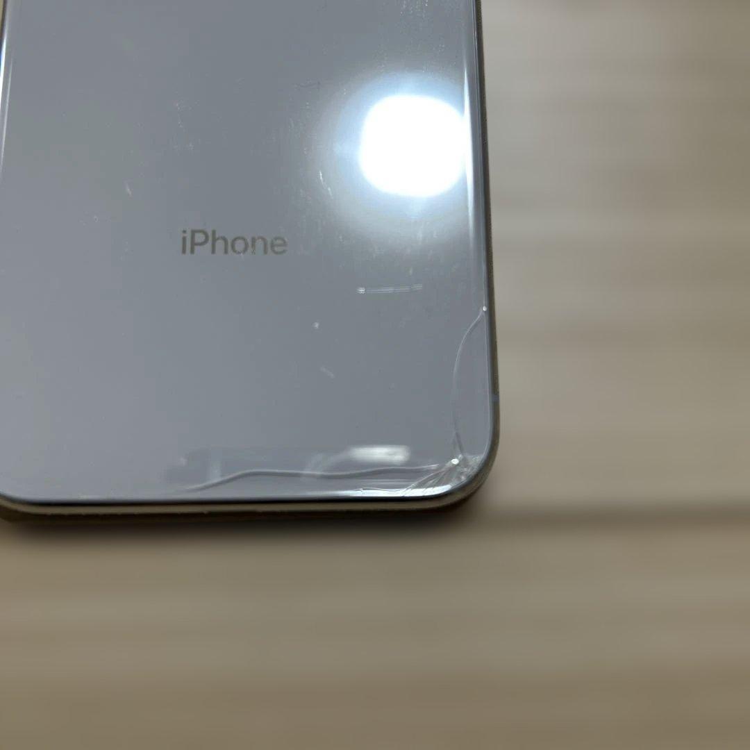 iPhone X 256GB SIMフリー 背面ひび割れあり バッテリー76%