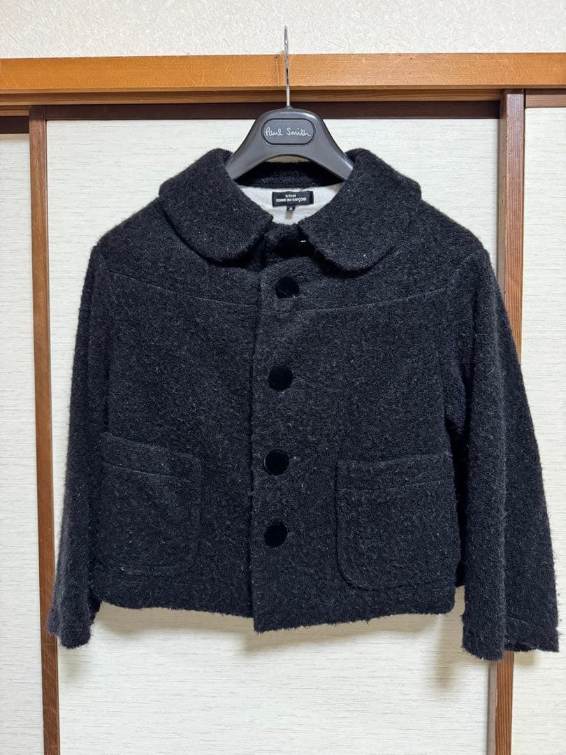 tricot COMME des GARÇONS S 黒ジャケット
