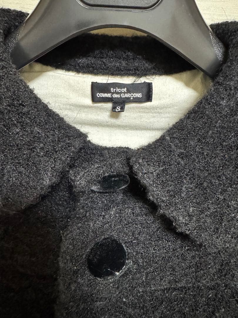 tricot COMME des GARÇONS S 黒ジャケット