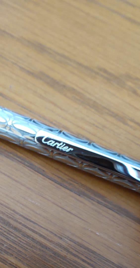 Cartier シルバー ボールペン カルティエ サントス C ドゥ