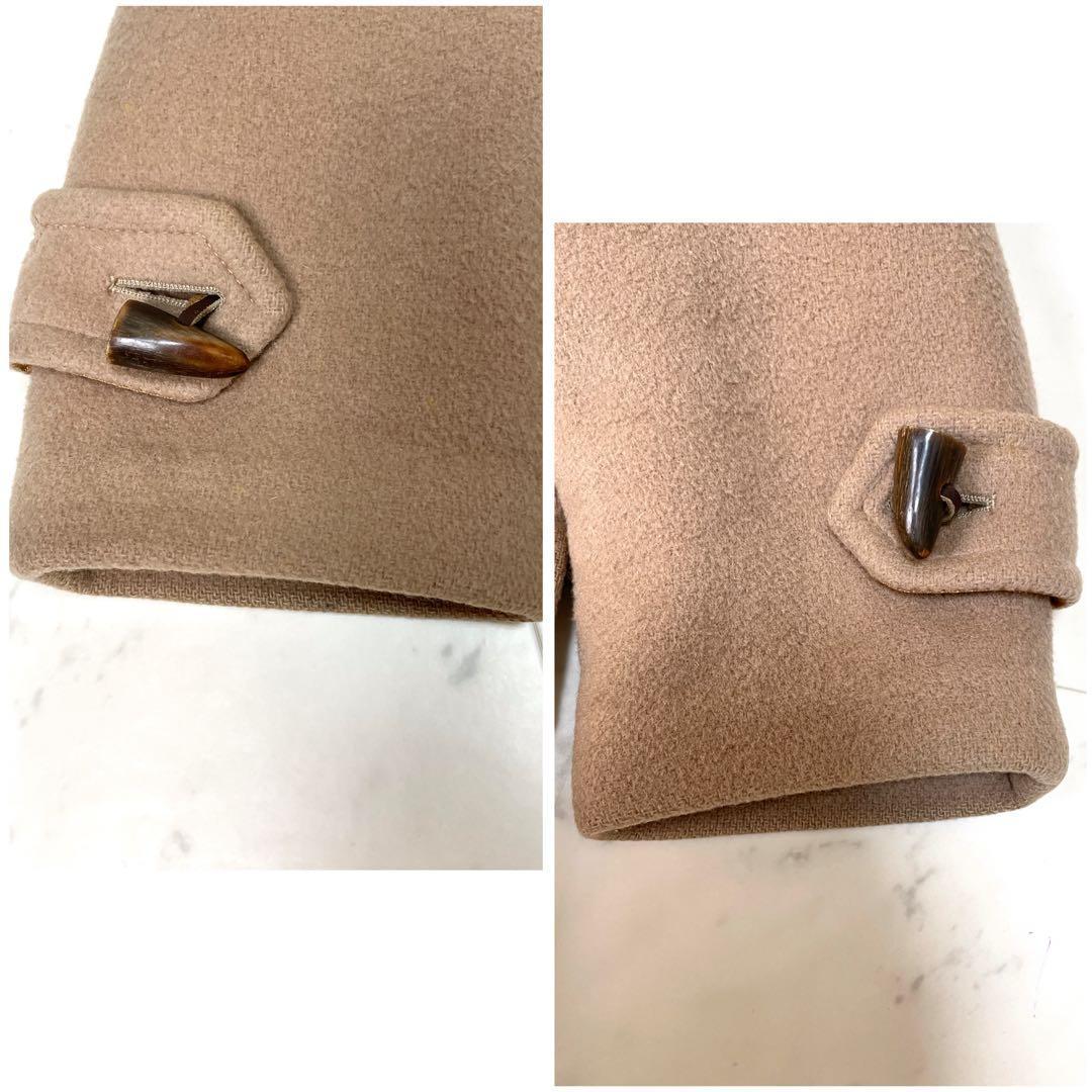 専用【美品】バーバリーズ ダッフルコート ノバチェック ウール キャメル XL