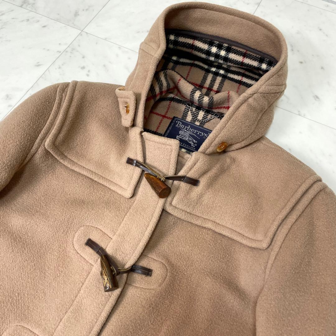 専用【美品】バーバリーズ ダッフルコート ノバチェック ウール キャメル XL