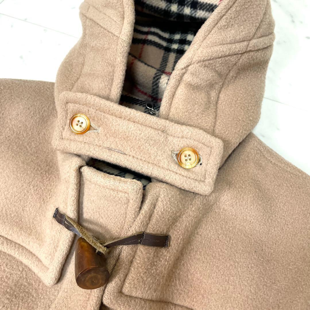 専用【美品】バーバリーズ ダッフルコート ノバチェック ウール キャメル XL