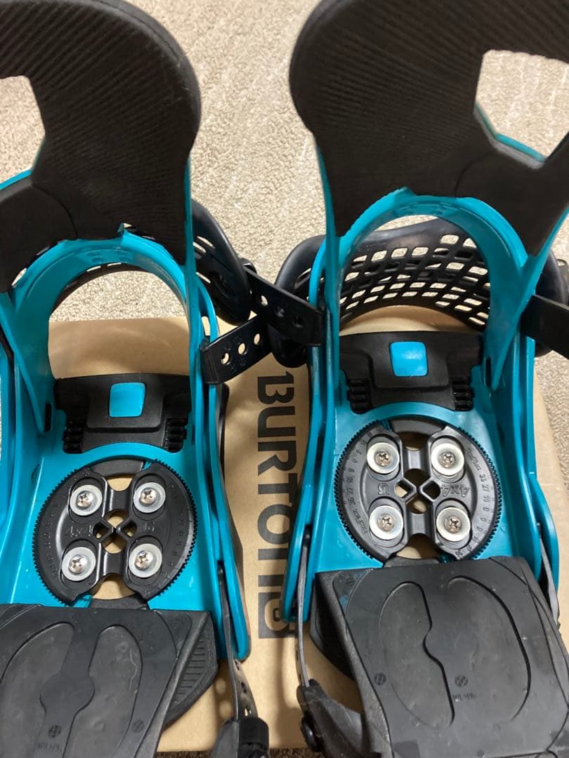 Burton スノーボード ビンディング 青/黒