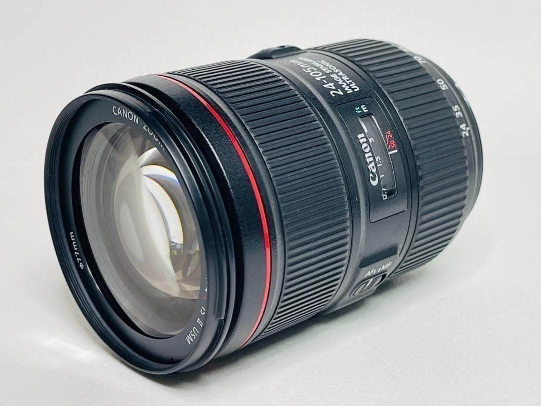 美品 Canon EF24-105mm F4L IS II レンズフィルター付き