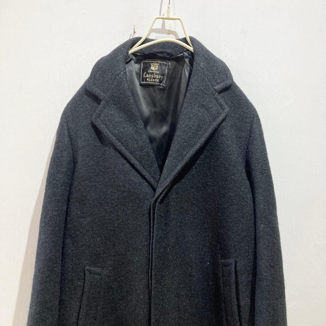 50s〜60s ビンテージ ギャングコート 古着 ウールコート