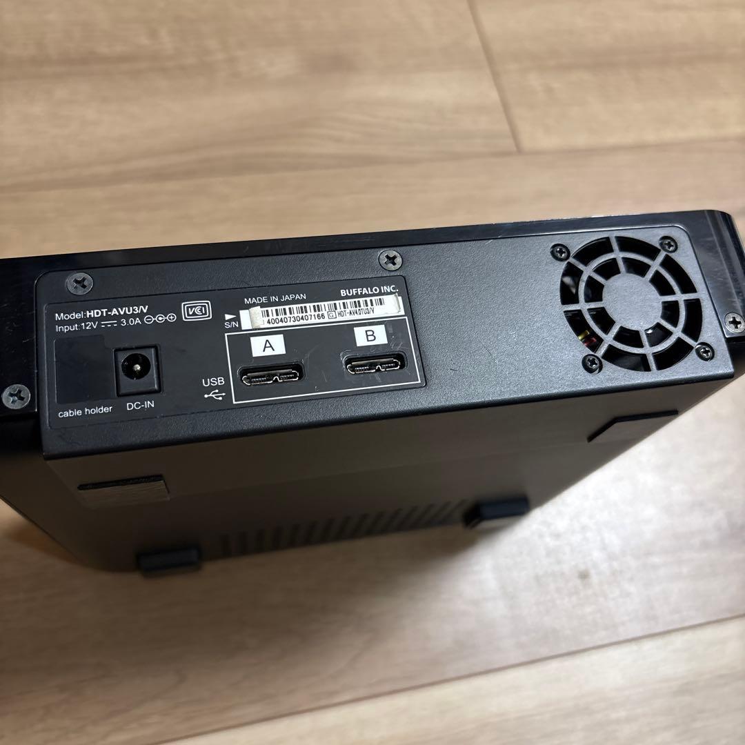 BUFFALO 外付けハードディスク 4TB HDT-AV4.0TU3/V