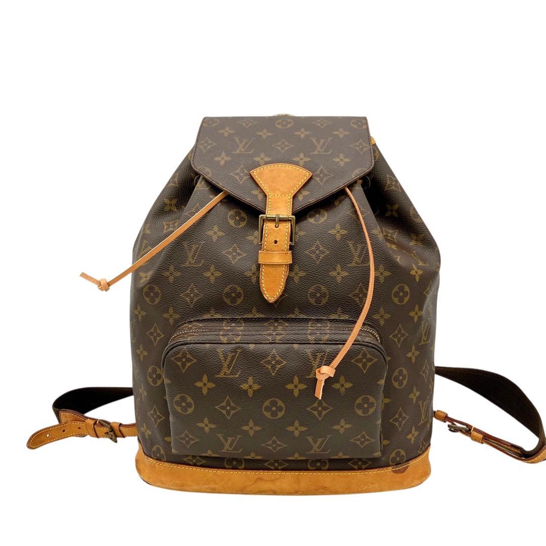 【LOUIS VUITTON】モンスリGM モノグラム　リュック　バックパック.
