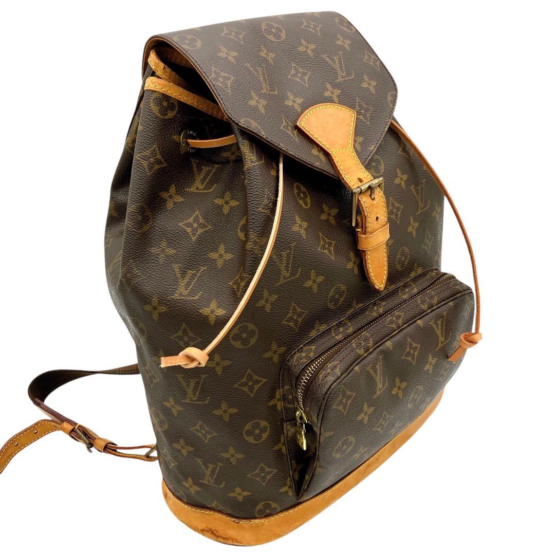 【LOUIS VUITTON】モンスリGM モノグラム　リュック　バックパック.