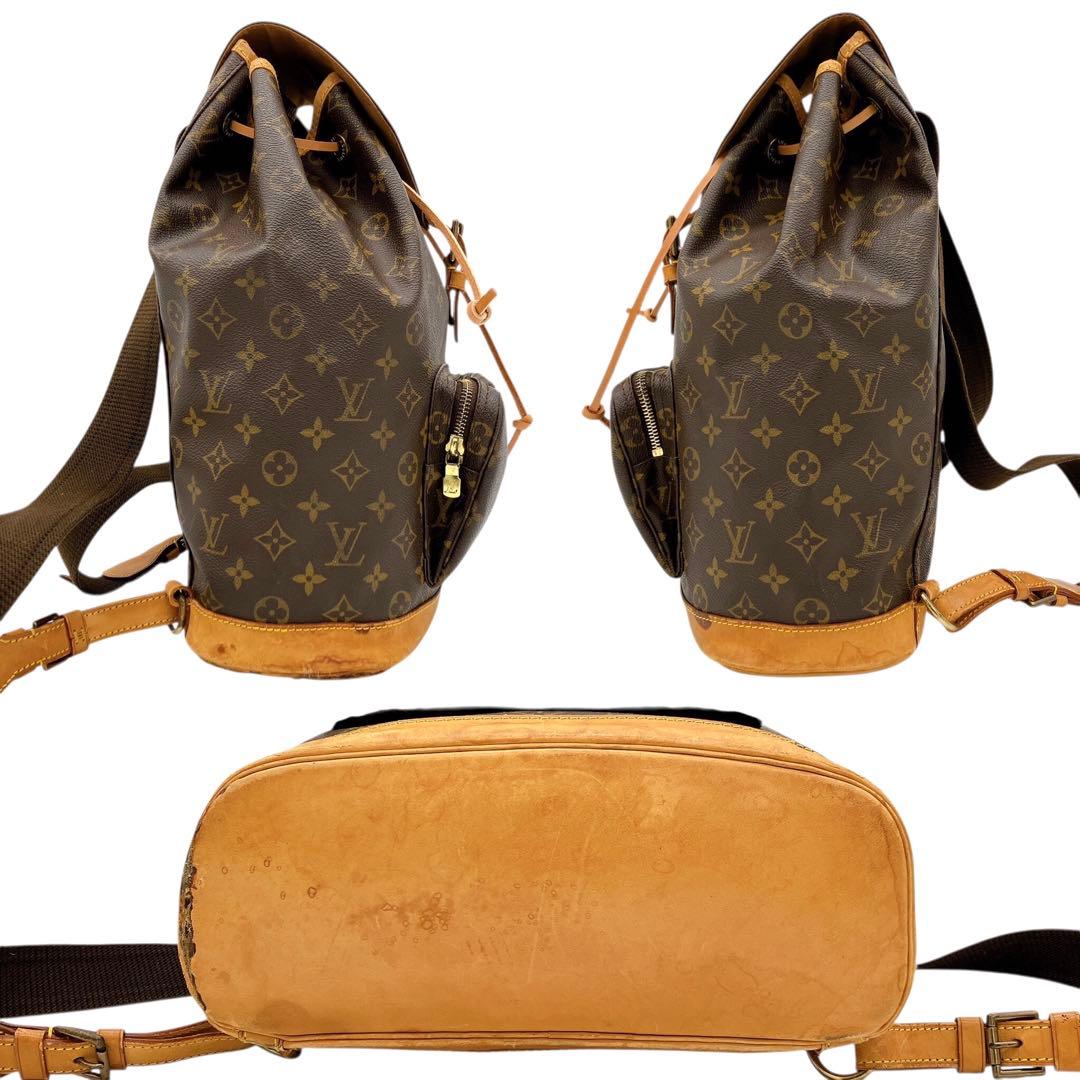 【LOUIS VUITTON】モンスリGM モノグラム　リュック　バックパック.