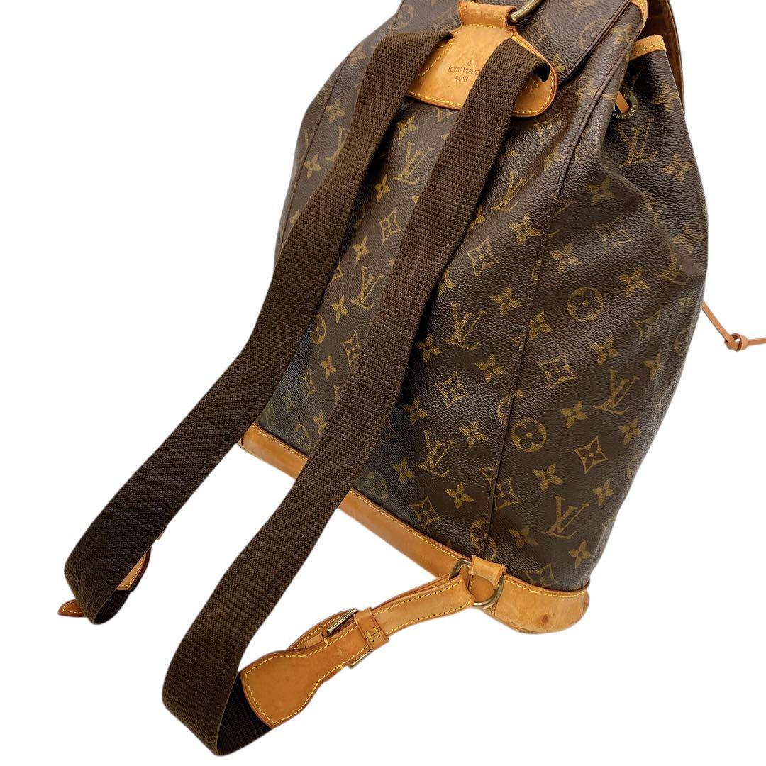 【LOUIS VUITTON】モンスリGM モノグラム　リュック　バックパック.