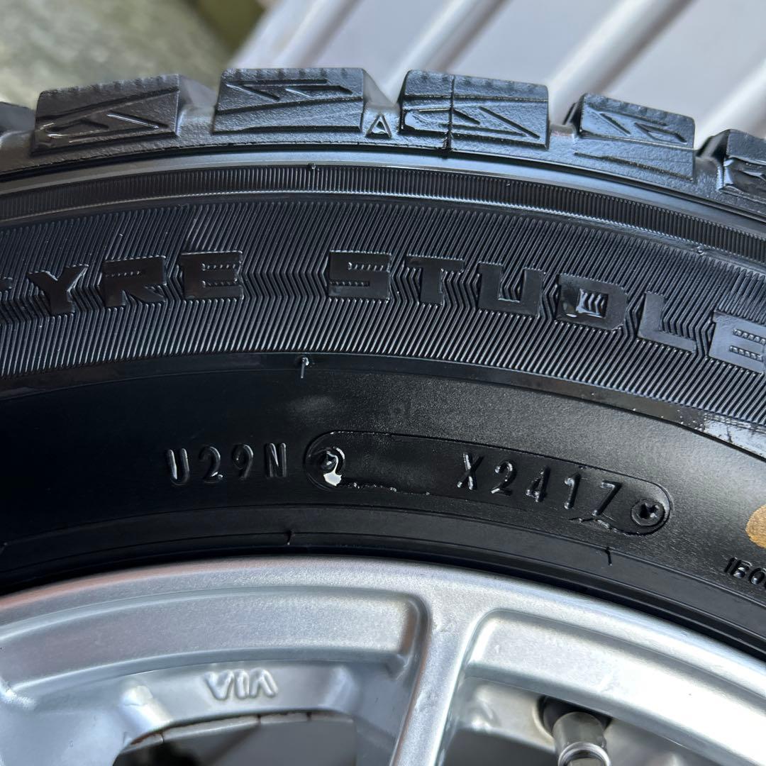 DUNLOP WINTERMAXスタッドレスタイヤ ブリジストンアルミホイール①
