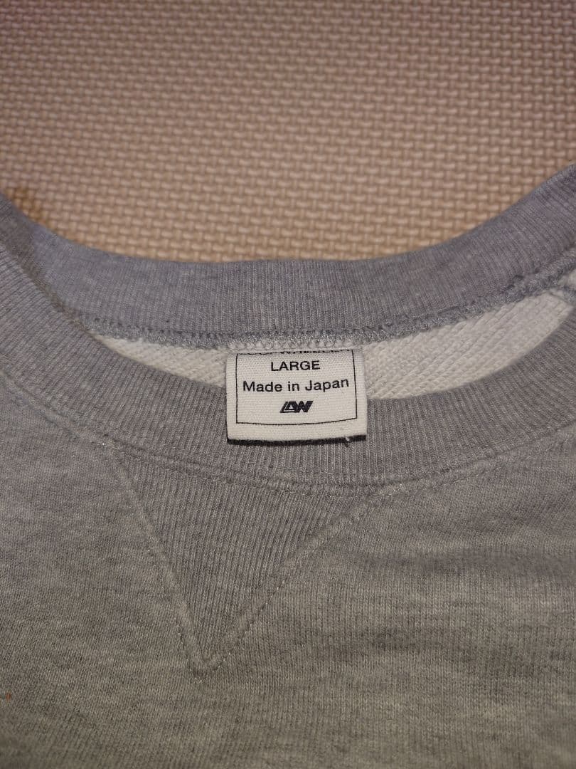 ループウィラー 前V フリーダム スリーブ　スウェット L