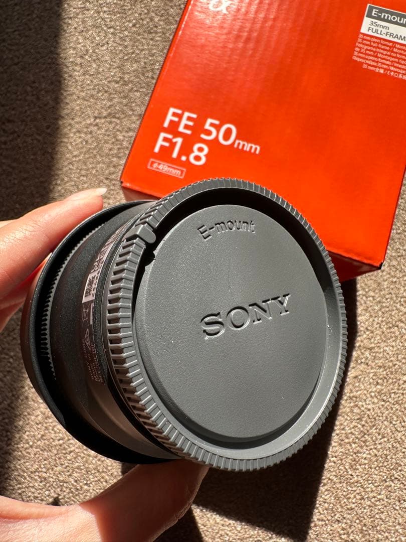 【美品】SONY FE 50mm F1.8 単焦点レンズ