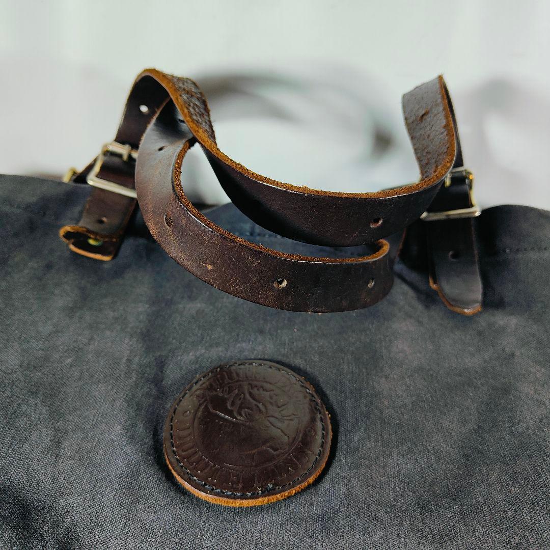 【USA製ヴィンテージ】DULUTH PACK　極厚キャンバス×極厚艶本革トート