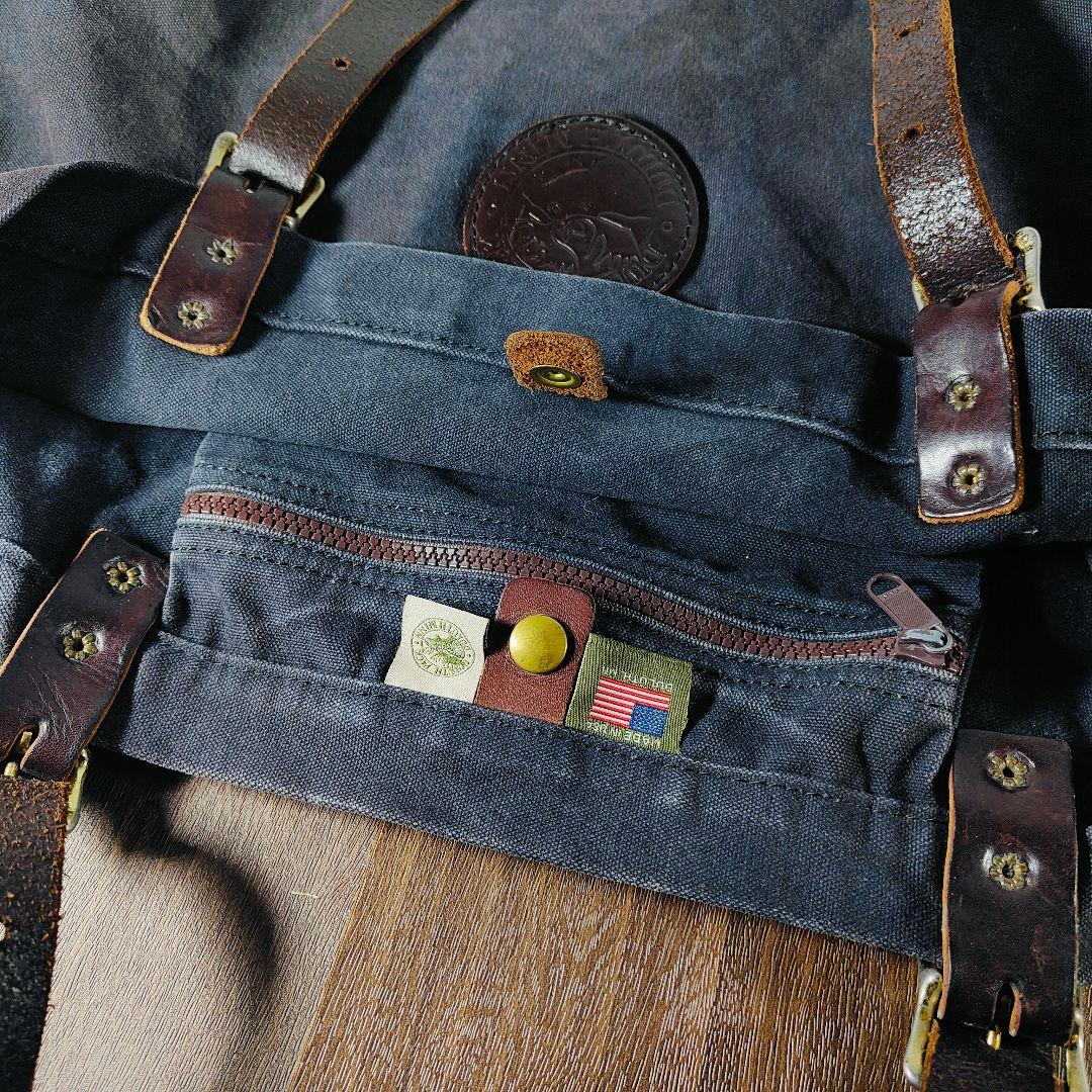 【USA製ヴィンテージ】DULUTH PACK　極厚キャンバス×極厚艶本革トート