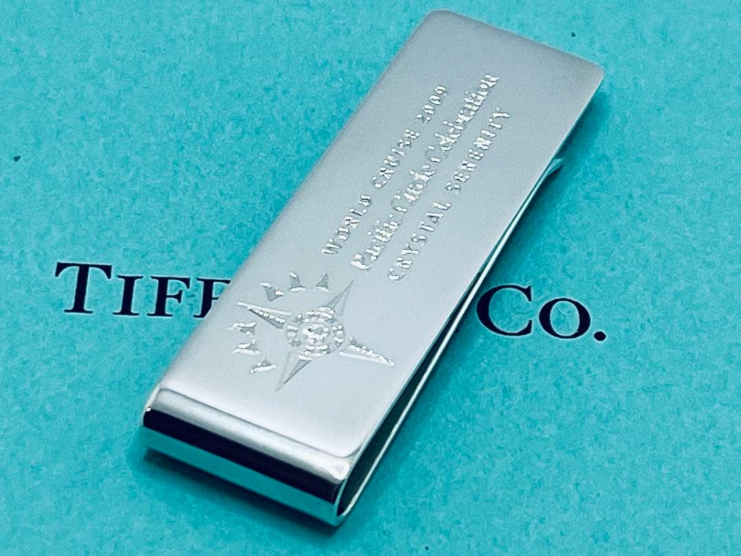 h638 希少　ティファニー　マネークリップ　2009 シルバー　925