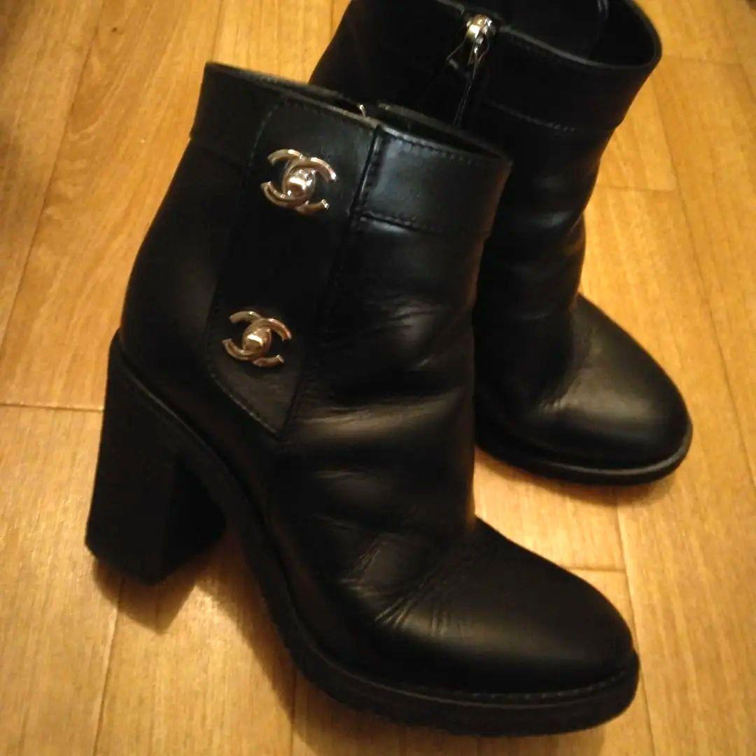 Chanel ターンロックブーツ size36 1/2