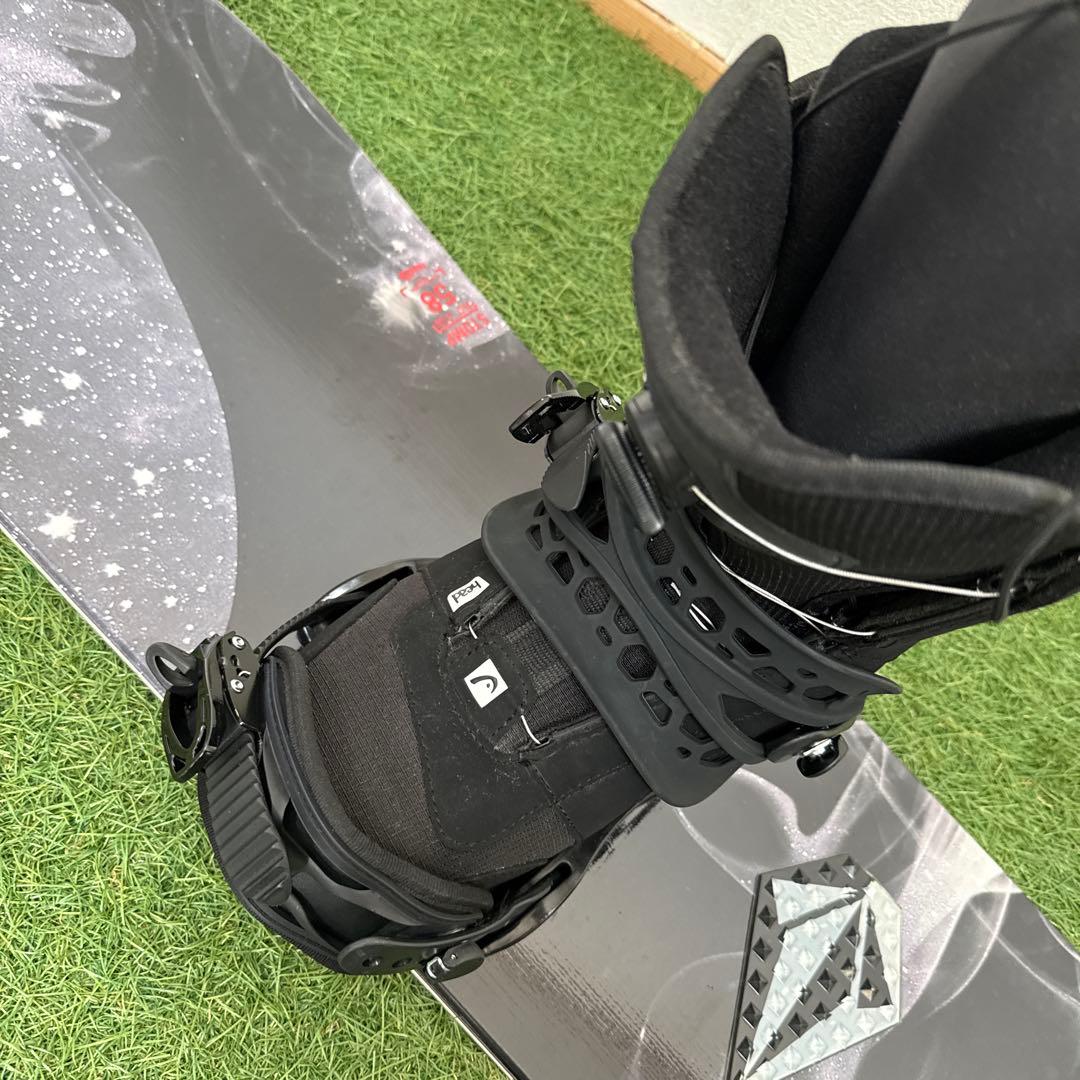 ブーツ無し‼️美品‼️HEAD 158cm メンズスノーボードセット