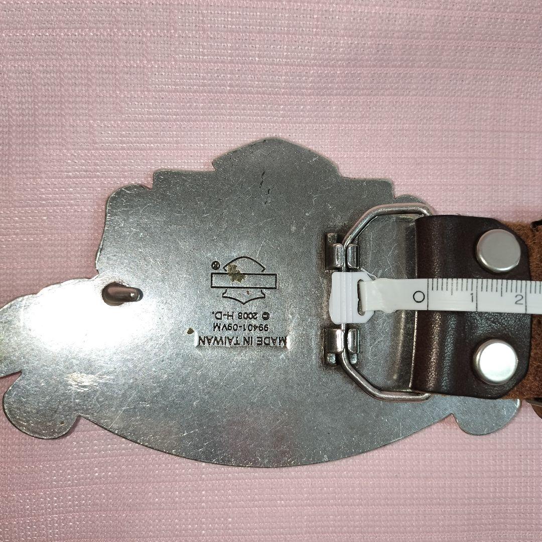 ハーレー ベルト モルガンダラー 6連 コンチョ ヴィンテージ　　レザー