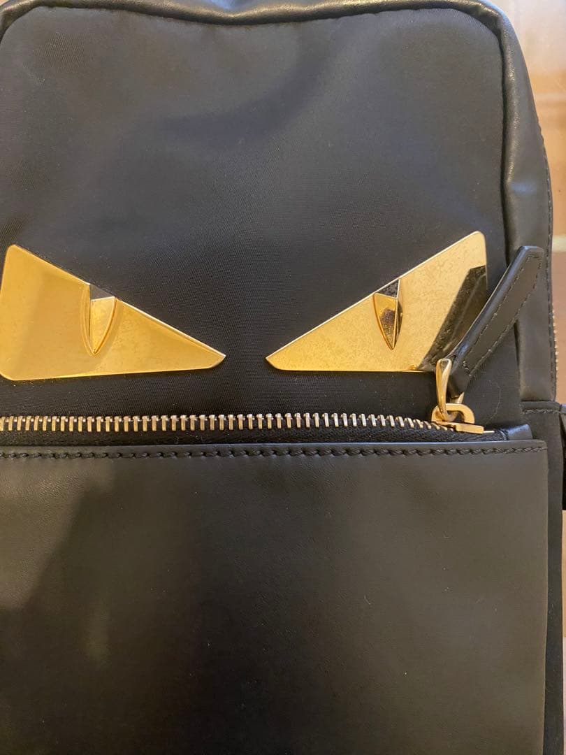 フェンディ バッグ ボディバッグ ベルトバッグ メンズ ブラックナイロン