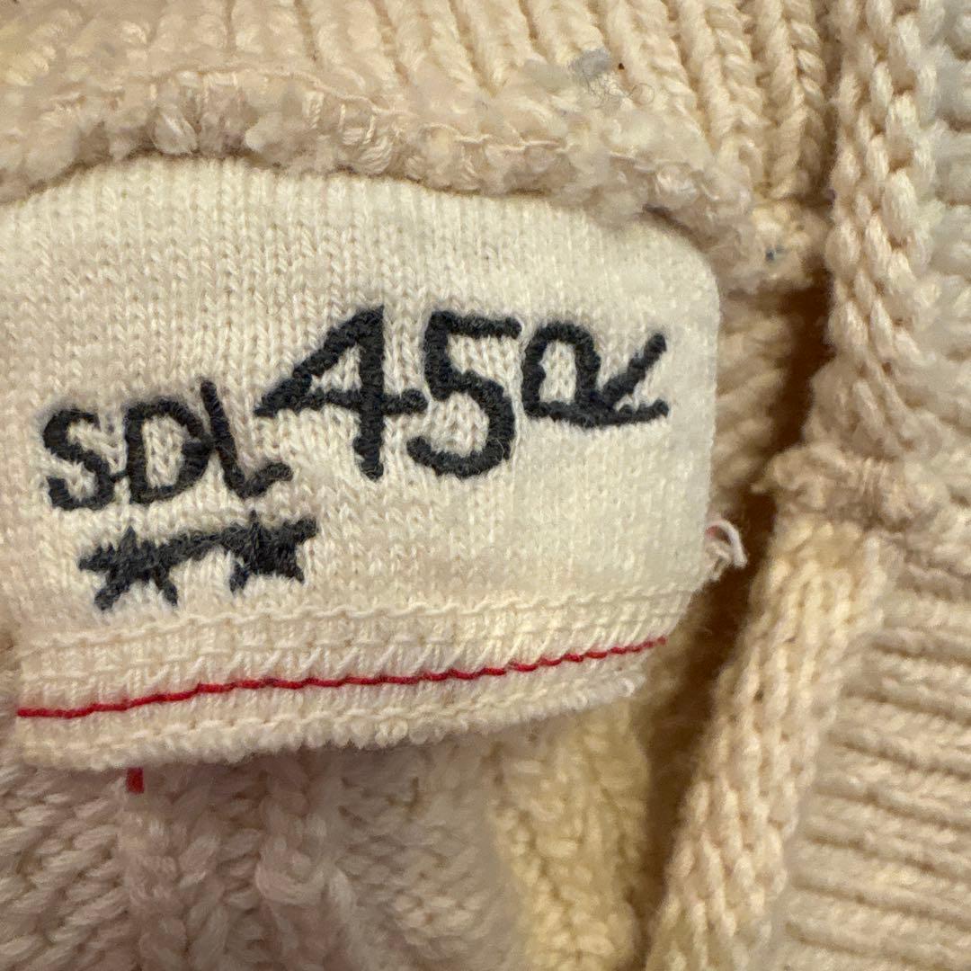 45rニットセーター アイボリー（ユニセックス）2サイズ