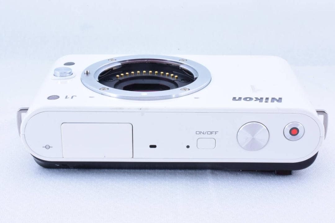 【動作確認済♪】Nikon 1 J1 ニコン ボディ ホワイト/白 ニコワン