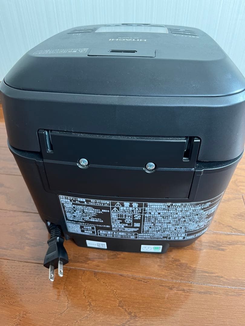 タイムセール　値引HITACHI IH炊飯器 マットブラック　RZ-V100FM