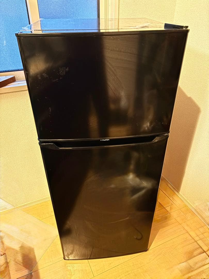 ハイアール　冷蔵庫　130L ブラック　haier