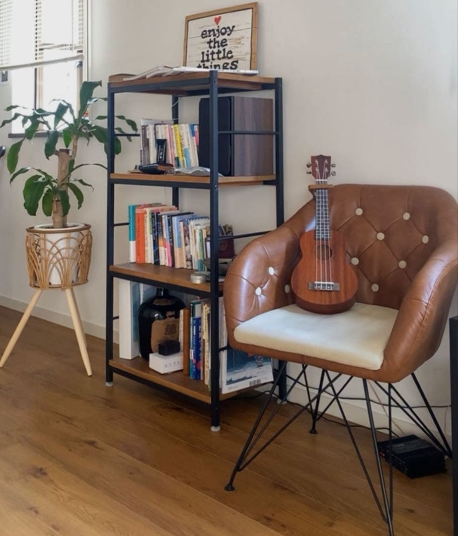 【タイムセール】ヴィンテージライク　アームチェア　ソフトレザー