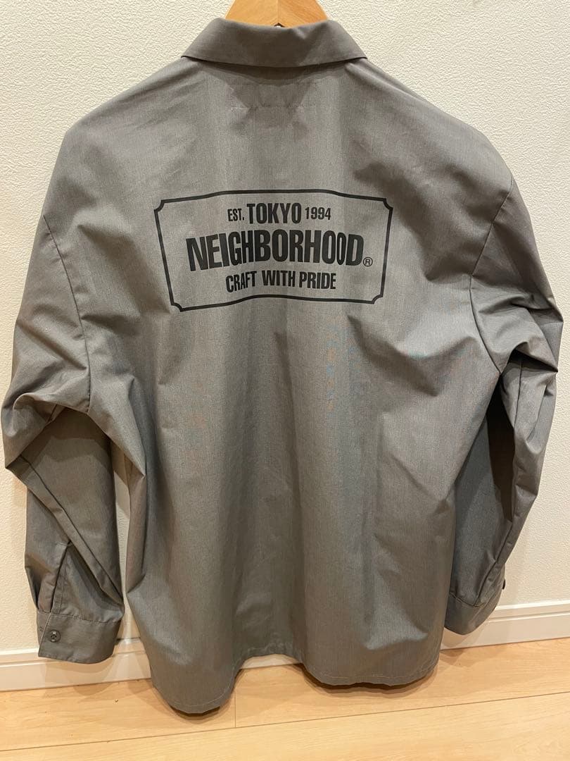 NEIGHBORHOOD グレー ワークシャツ