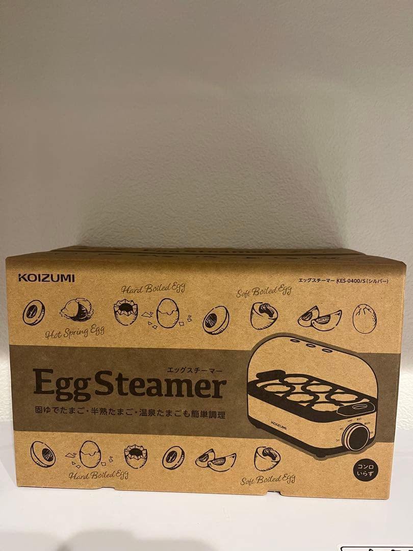 新品　KOIZUMI ゆで卵メーカー KES-0400