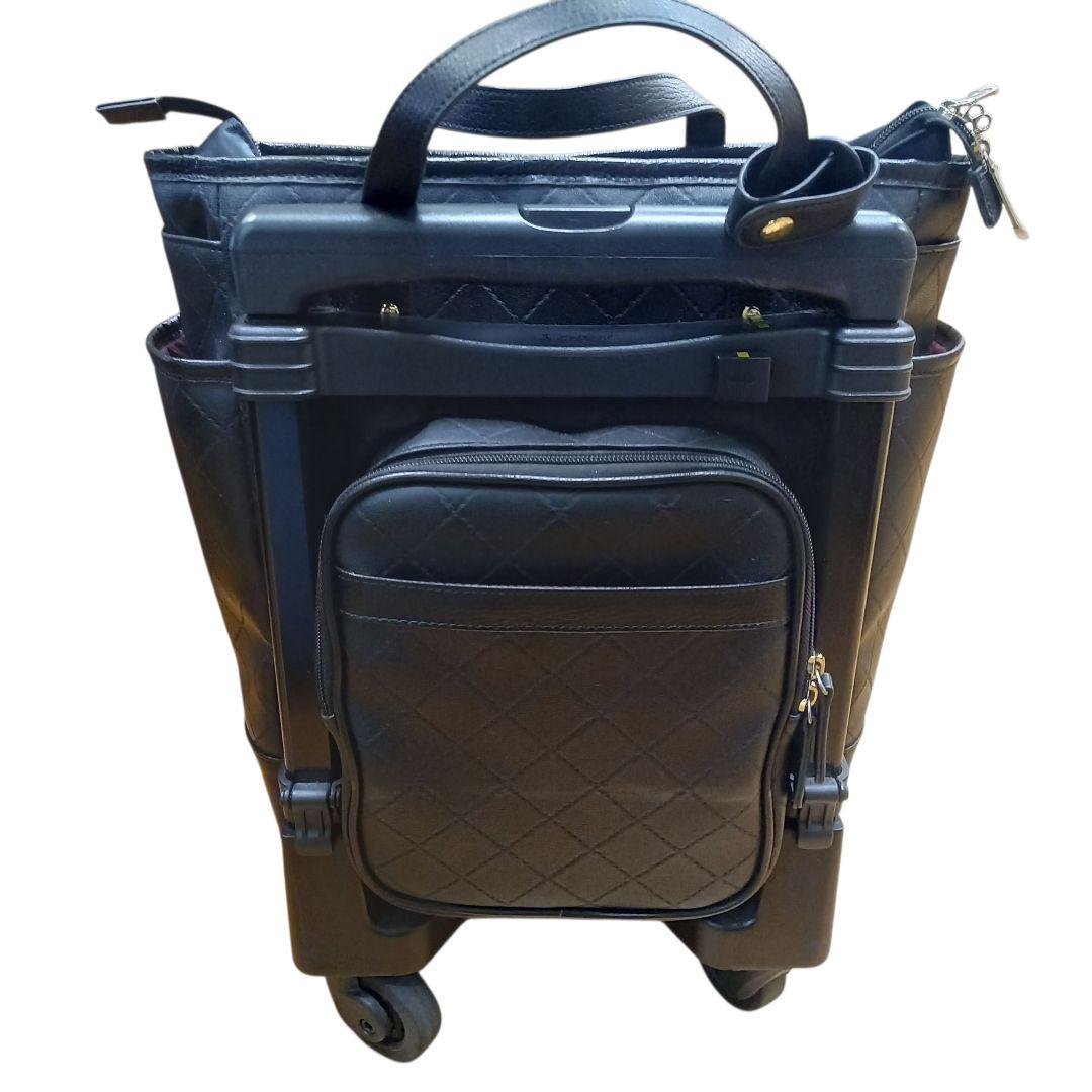 SWANY　スワニー　キャリーバッグ　キルティング　ダイヤキルト