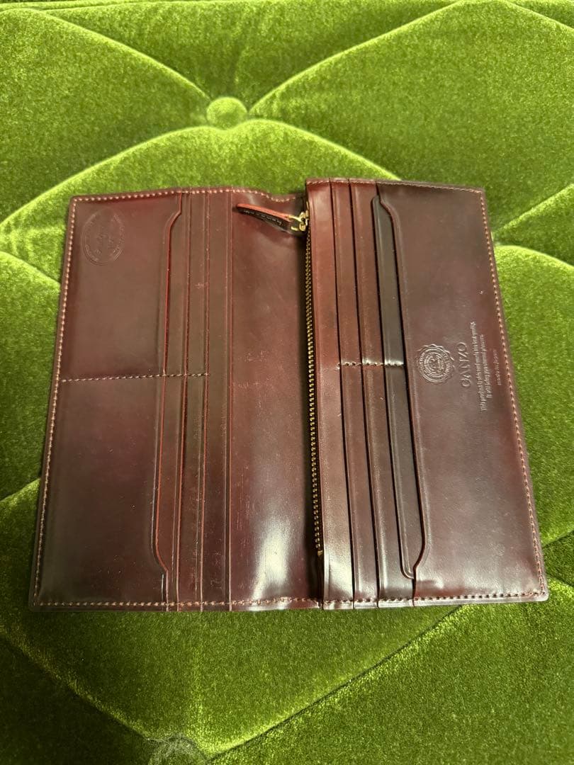 期間限定値下げ　GANZO ガンゾ　シェルコートバン2 小銭入れ　長財布　中古