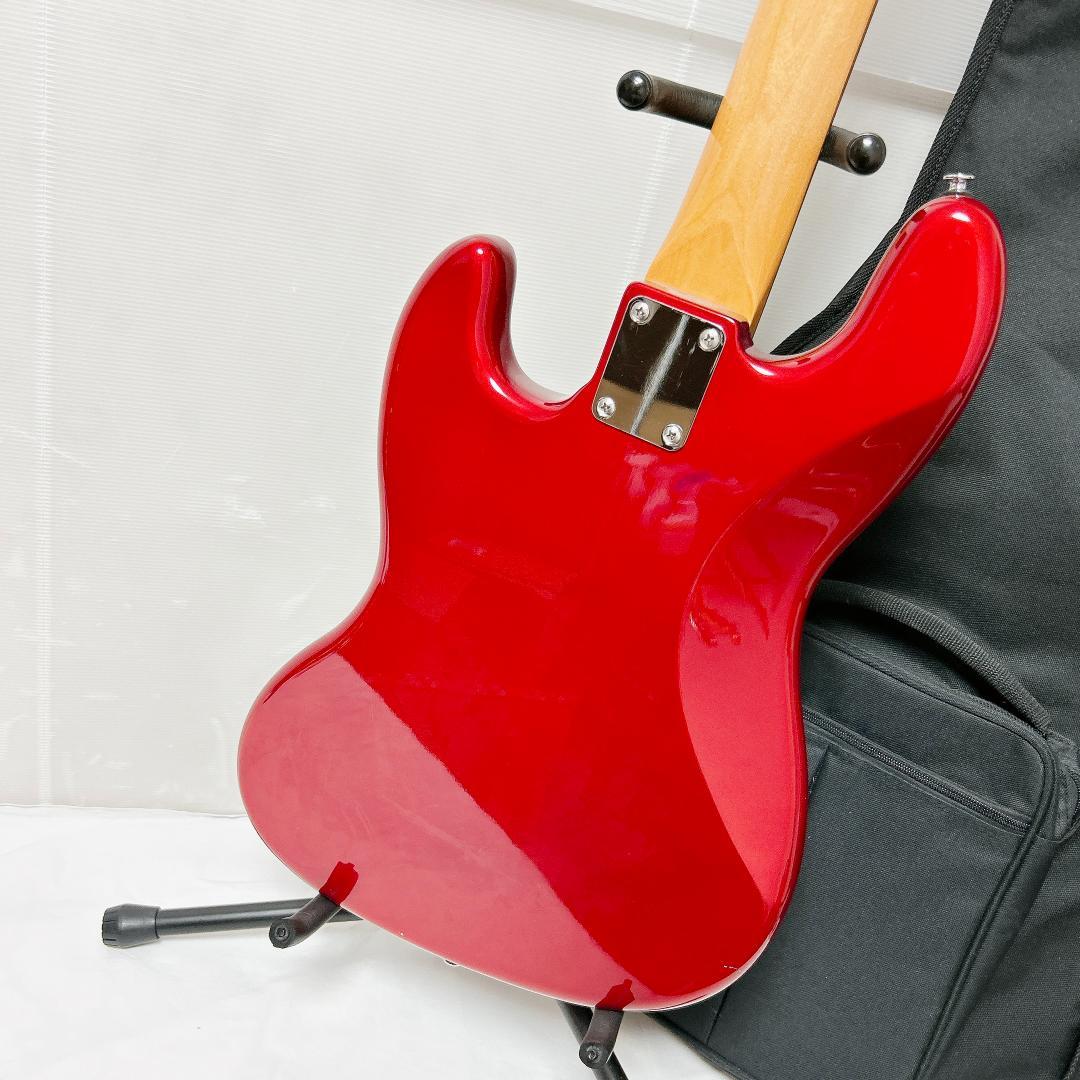美品 GrassRoots グラスルーツ G-JB-55R ジャズベース 赤