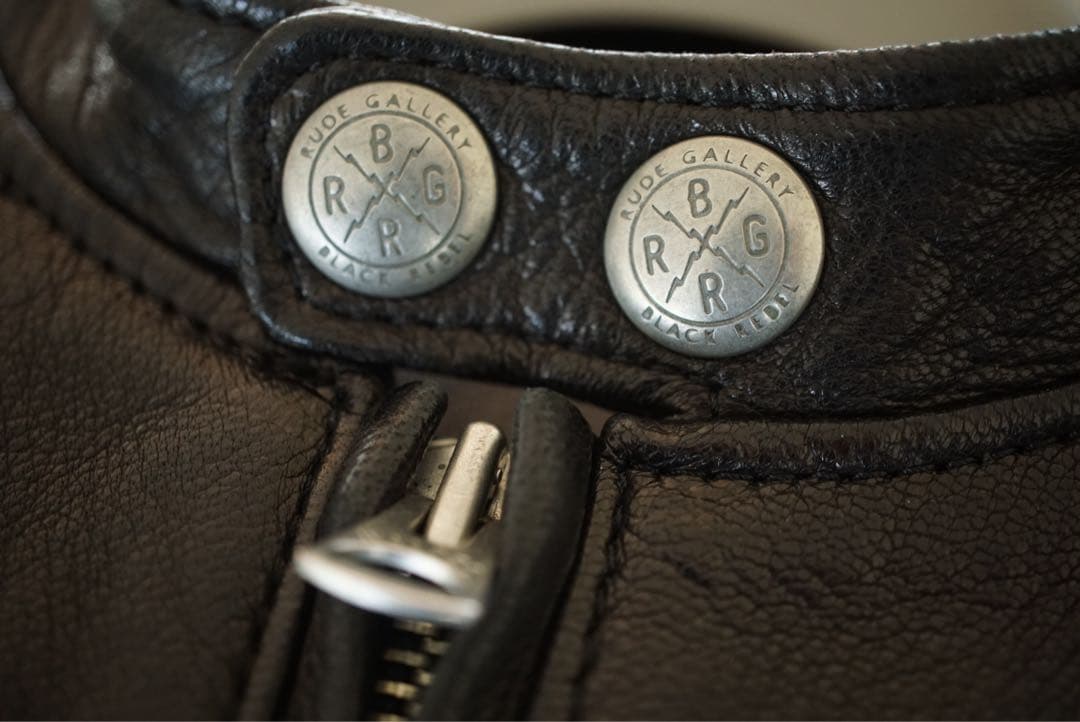 ルードギャラリー ブラックレベル ARROW ディアスキン レザー ジャケット