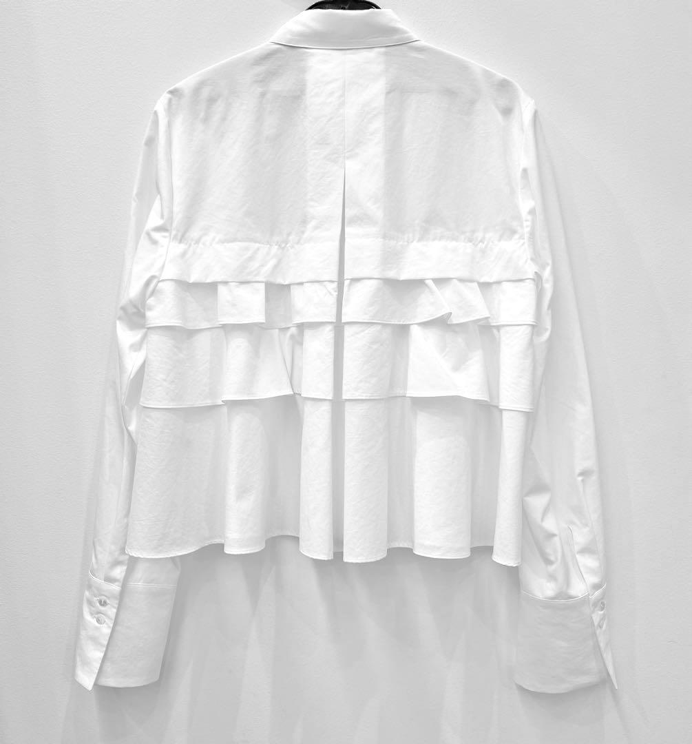 【新品・未使用】MARILYNMOON レイヤードラッフルブラウス