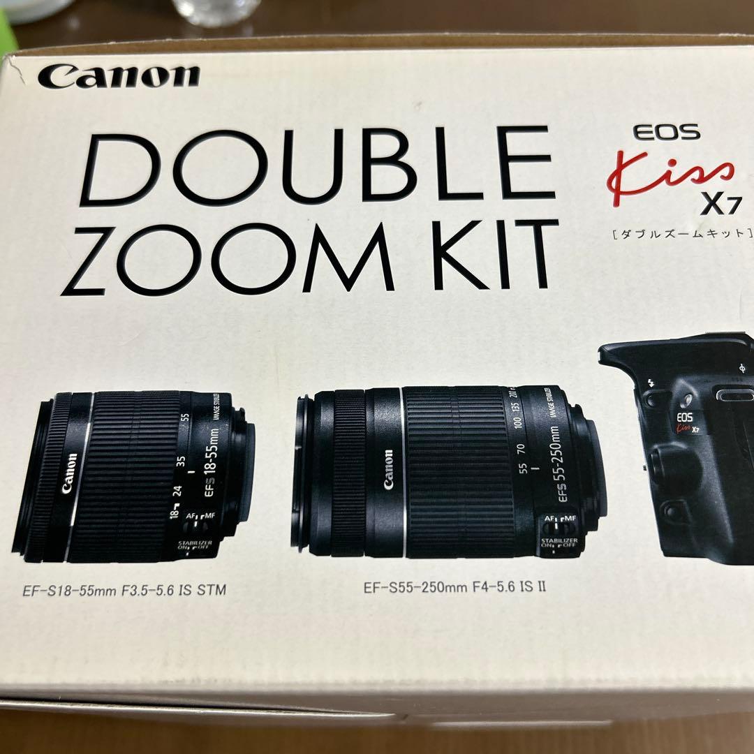 Canon ダブルズームキットEOS kiss X7(美品!)