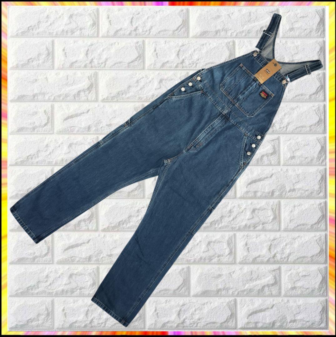 新品 Levi's プレミアム 濃紺 オーバーオール M BIGE ヴィンテージ