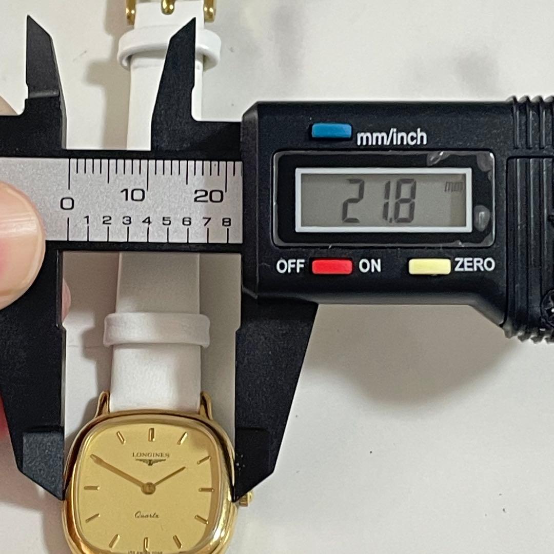 稼動品　LONGINES ロンジン　スクエア　ゴールドケース　腕時計　レディース