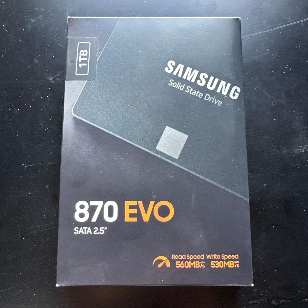 未開封SAMSUNG SSD 870 EVO Sata 2.5 1TB