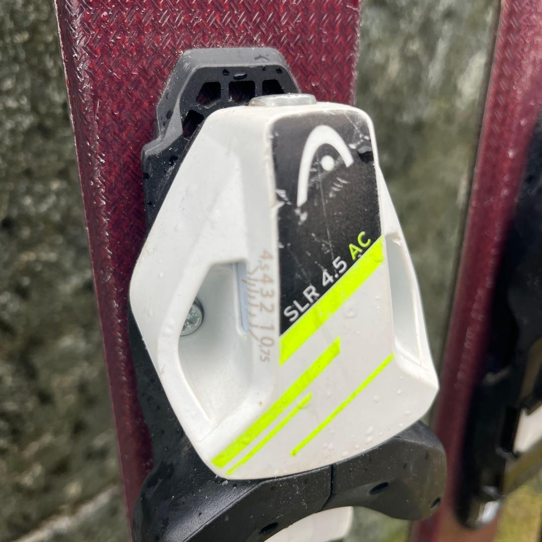 HEAD ジュニアスキー(137cm)、ストック(105cm)セット